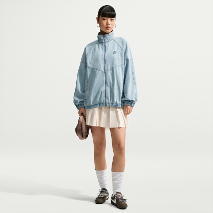 Nike Windrunner - Nike Windrunner Oversize-Denim-Jacke (Damen)