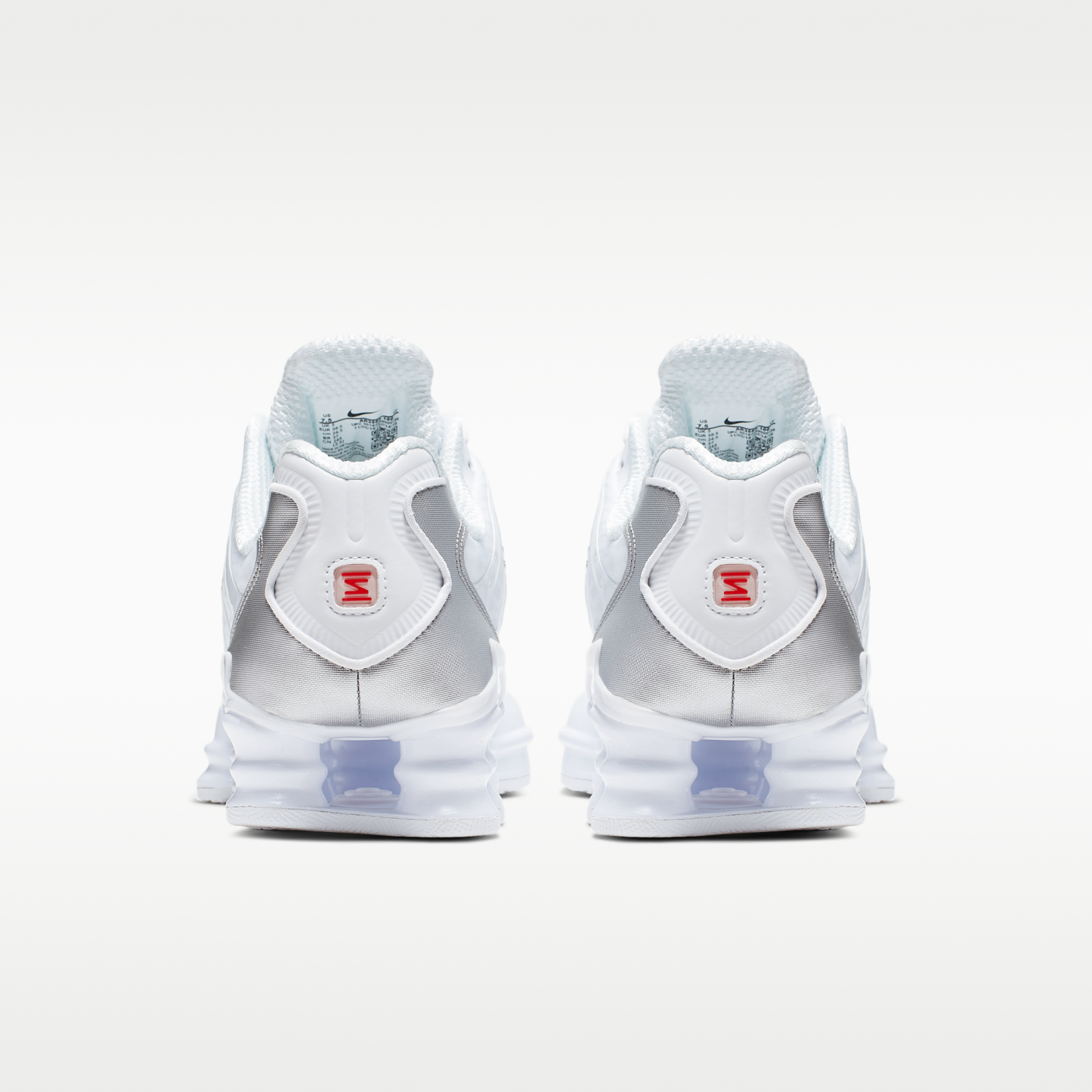 Nike Shox TL - Λευκό/Metallic Silver/Max Orange/Λευκό - 6