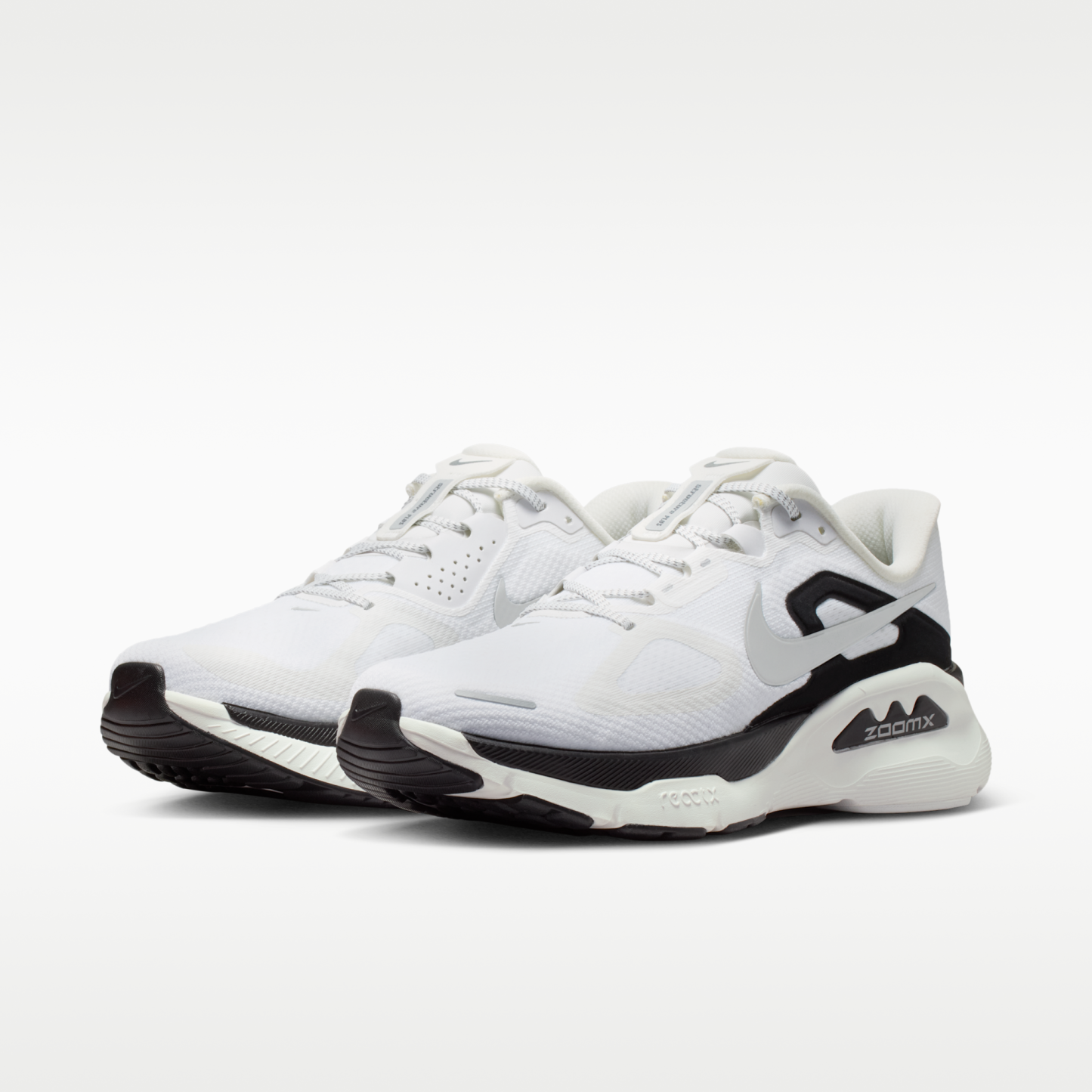 Nike Structure Plus - Summit White/Μαύρο/Metallic Silver - 5