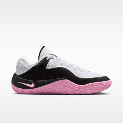 Nike Precision 8 Low - Λευκό/Μαύρο/Pink Rise/Pink Rise - 3