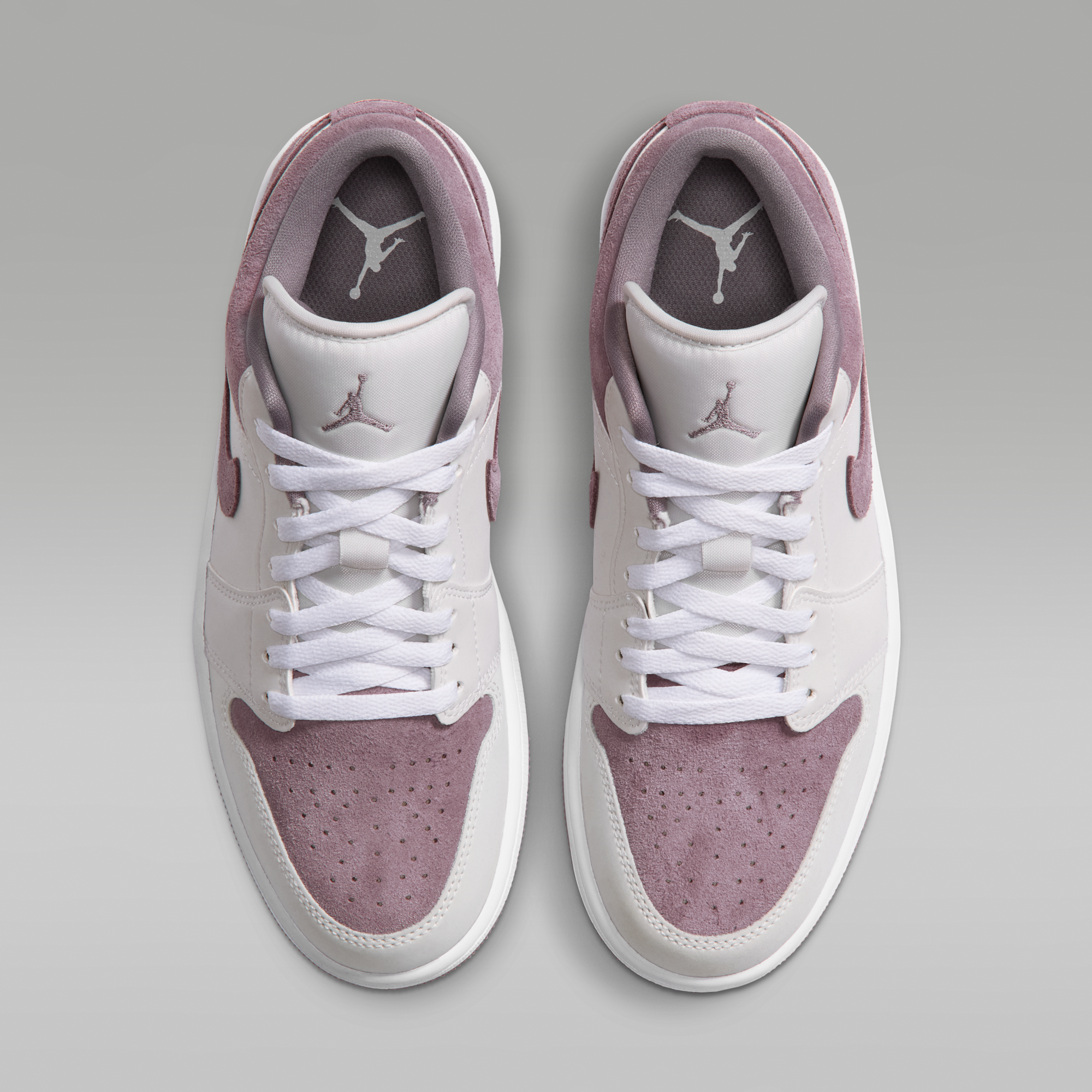 Air Jordan 1 Low - Swan/Purple Smoke/Λευκό - 4