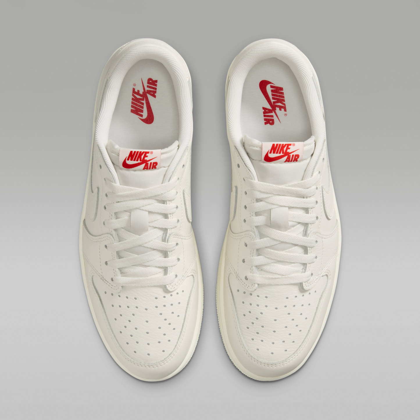 Air Jordan 1 Retro Low - Sail/University Red/Sail - 4