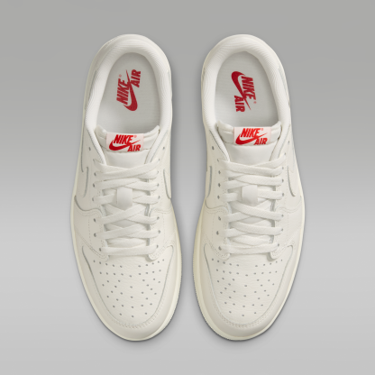 Air Jordan 1 Retro Low - Sail/University Red/Sail - 4