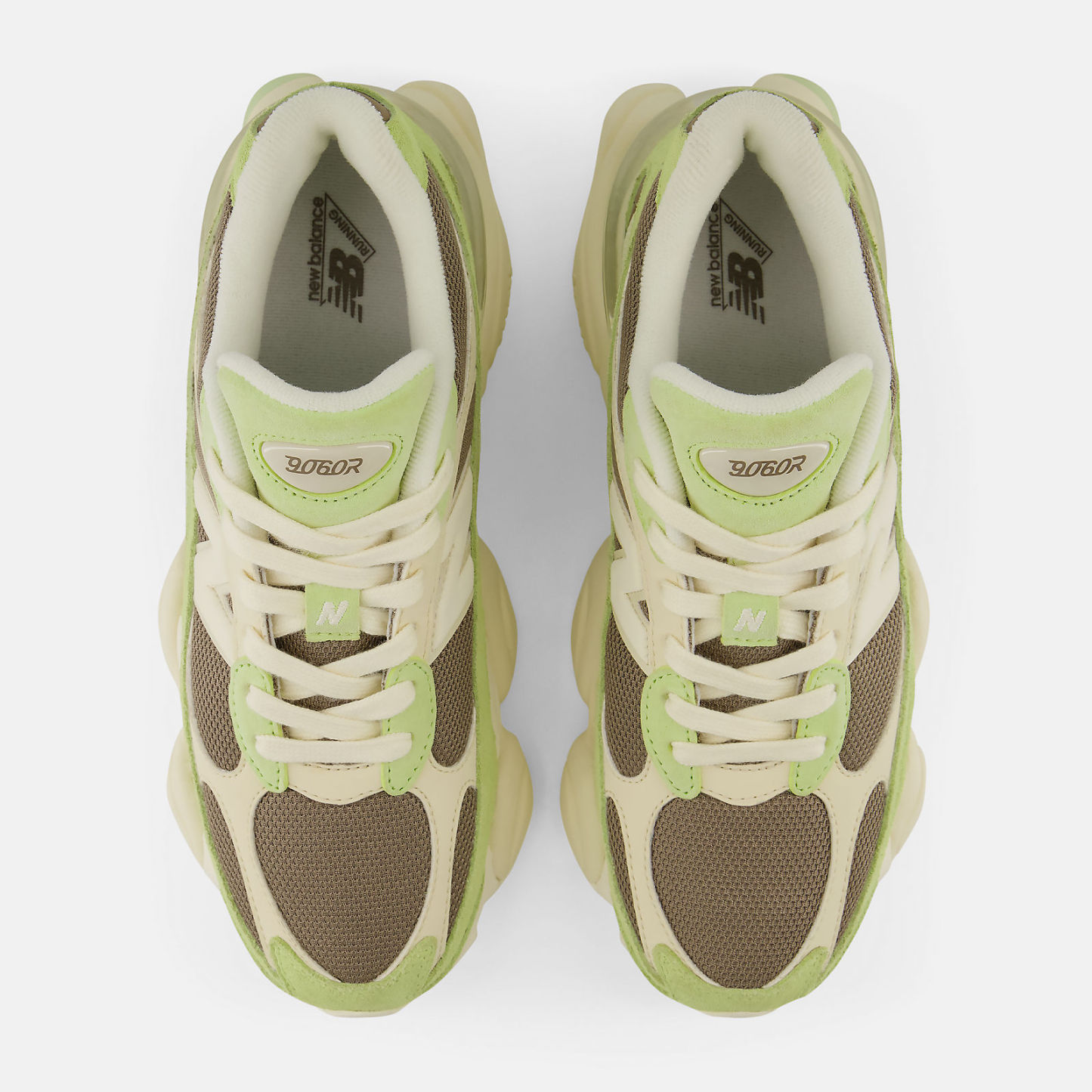 New Balance 9060R - DRY LIME con THUNDER BROWN - U906028L