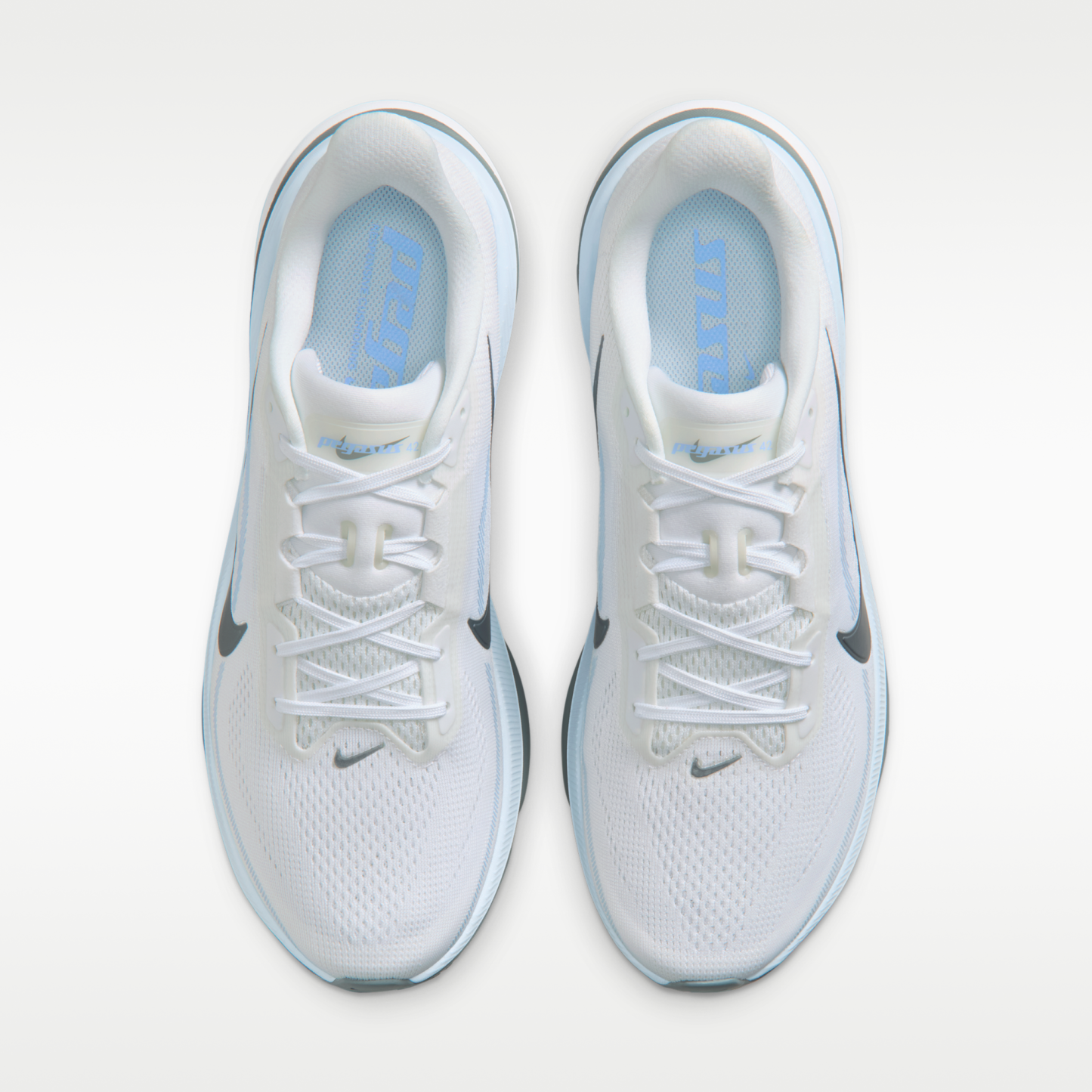 Nike Pegasus 42 - Λευκό/Grey Fog/Aluminum/Cool Grey - 4