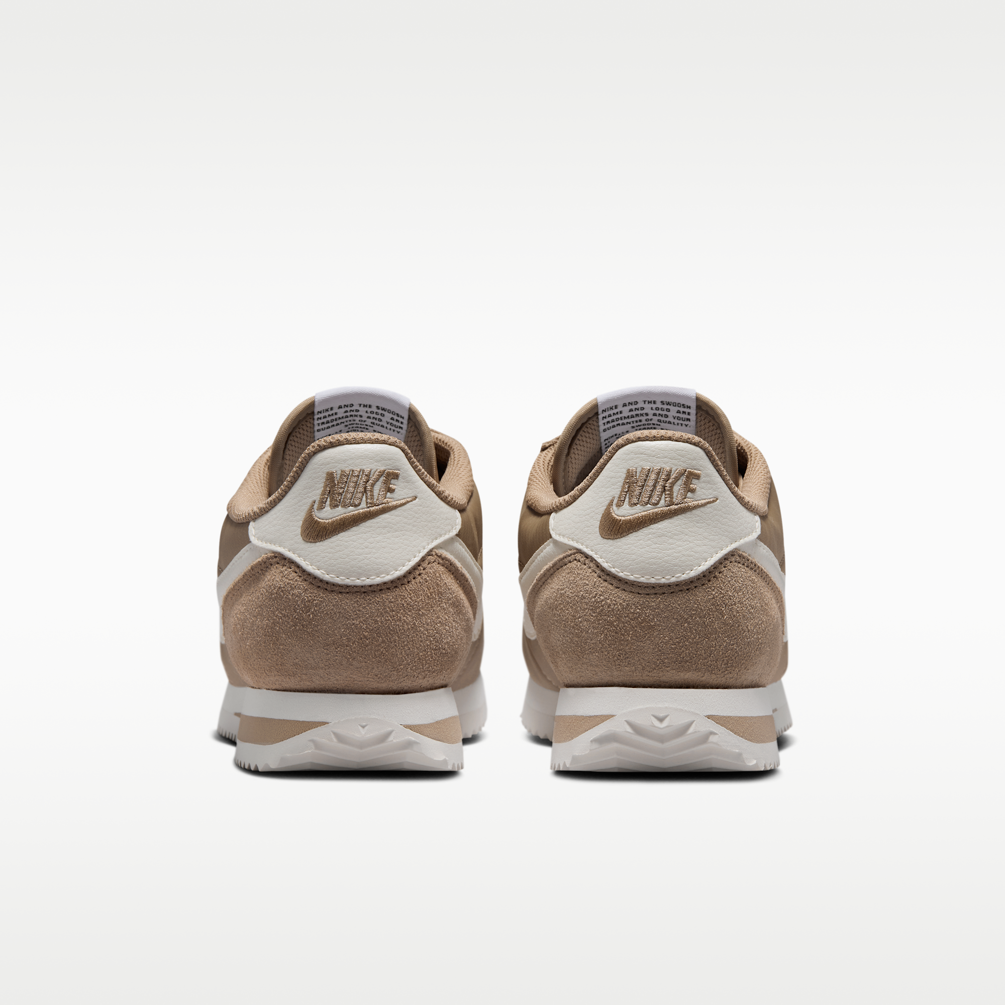 Nike Cortez Textile - British Khaki/Μαύρο/Safety Orange/Sail - 6