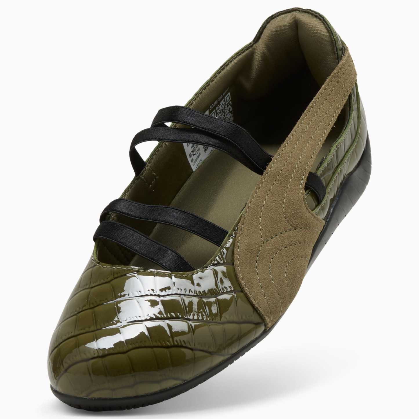 Speedcat Ballet Croc-Texture Sneakers Damen - PUMA Olive-PUMA Black