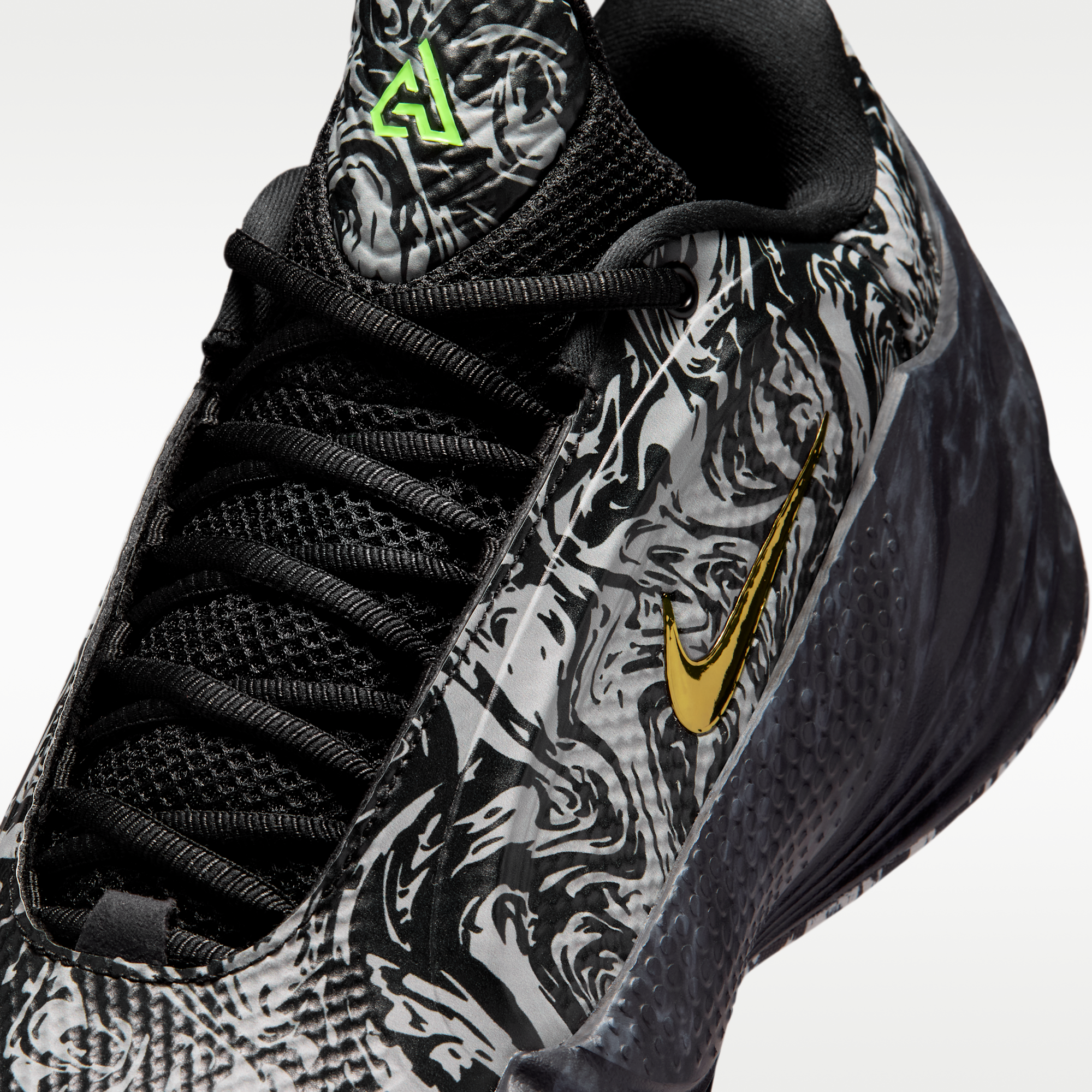 Giannis Freak 8 - Μαύρο/Light Smoke Grey/Volt - 7