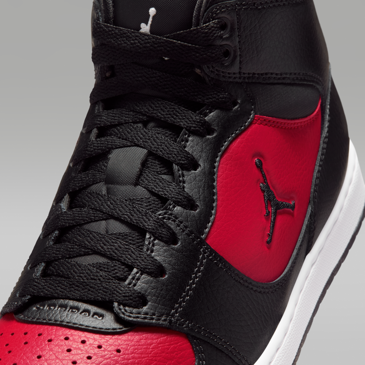 Jordan Court Connect Mid - Μαύρο/Gym Red/Λευκό/Μαύρο - 7