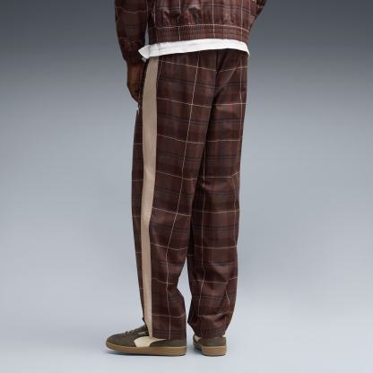 T7 Relaxed Tartan Trainingshose Herren - Chocolate Fondue