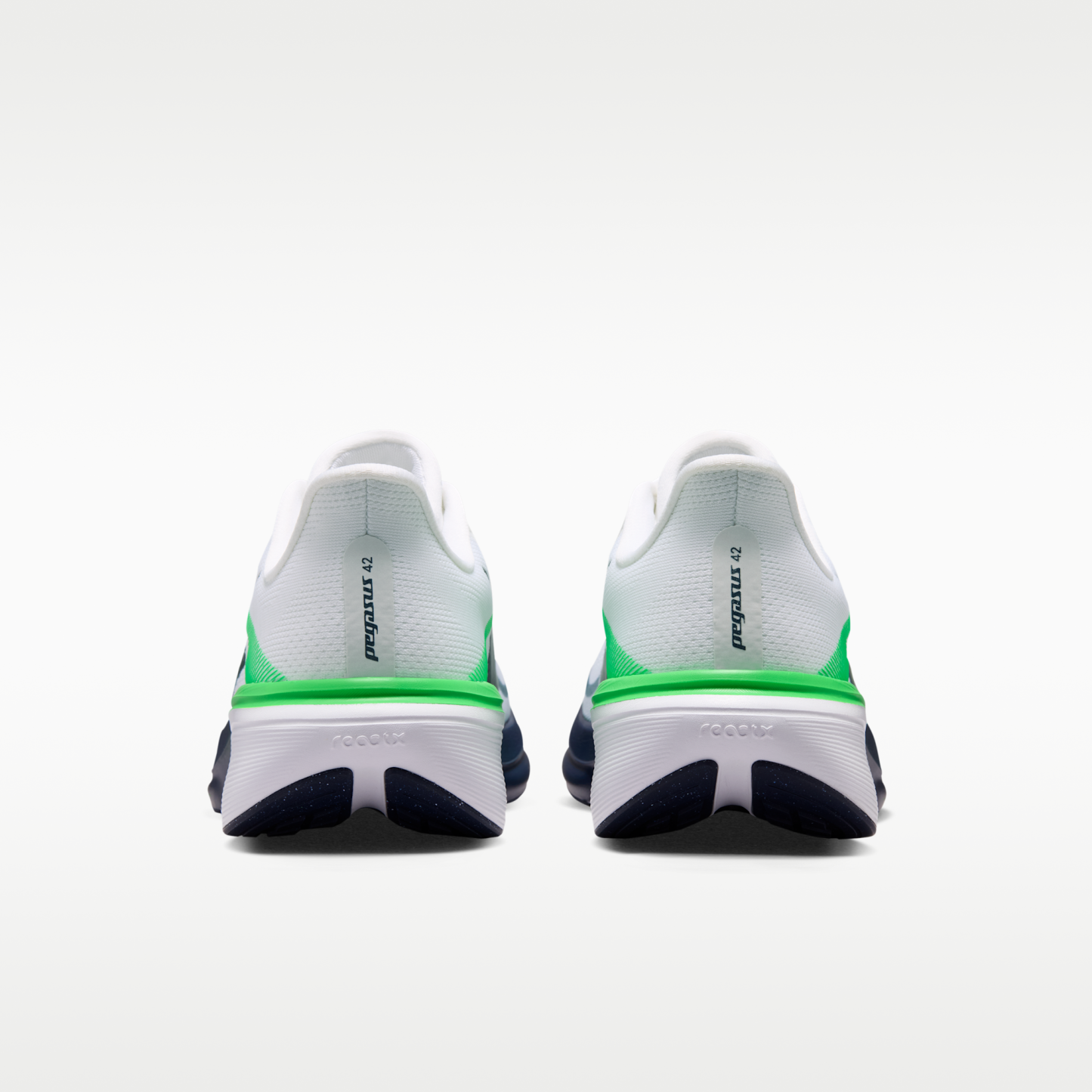 Nike Pegasus 42 - Λευκό/Green Spark/Midnight Navy - 6