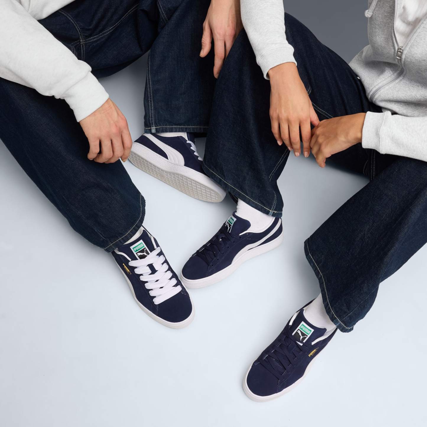 Suede Classic Sneakers Unisex - PUMA Navy-PUMA White