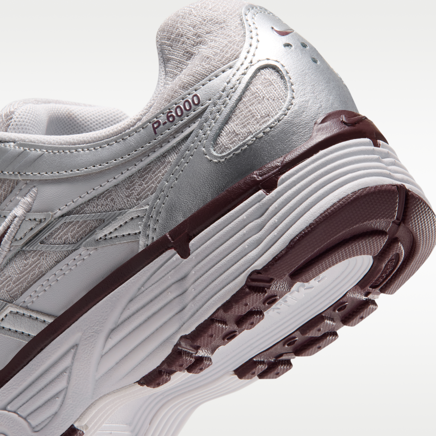 Nike P-6000 - Vast Grey/Metallic Silver/Burgundy Crush - 8