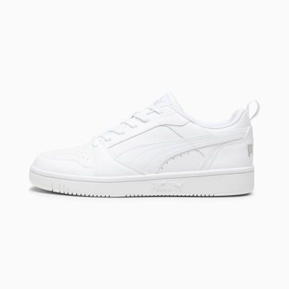 Rebound V6 Low Sneakers - PUMA White-Cool Light Gray