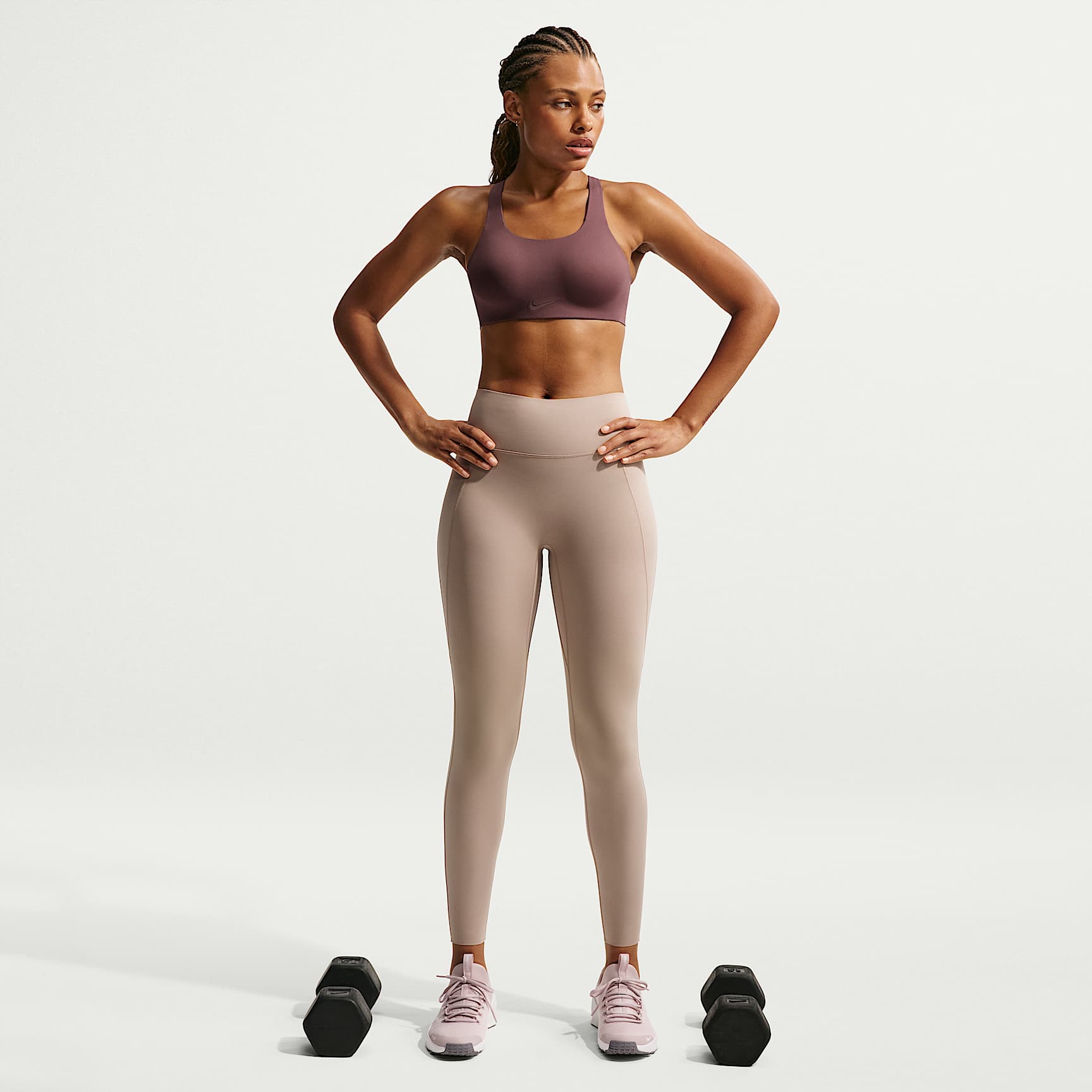 Nike Rival - Nike Rival gepolsteter Damen-Sport-BH und extrem starkem Halt