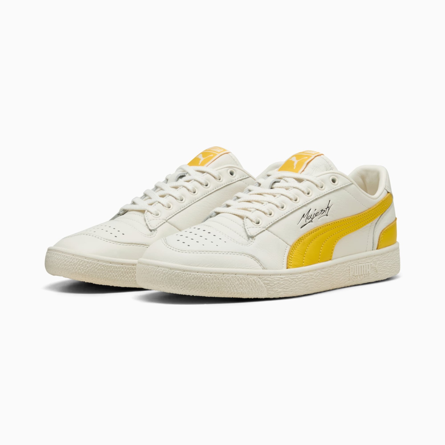 Majesty Sneakers Unisex - Warm White-Pelé Yellow
