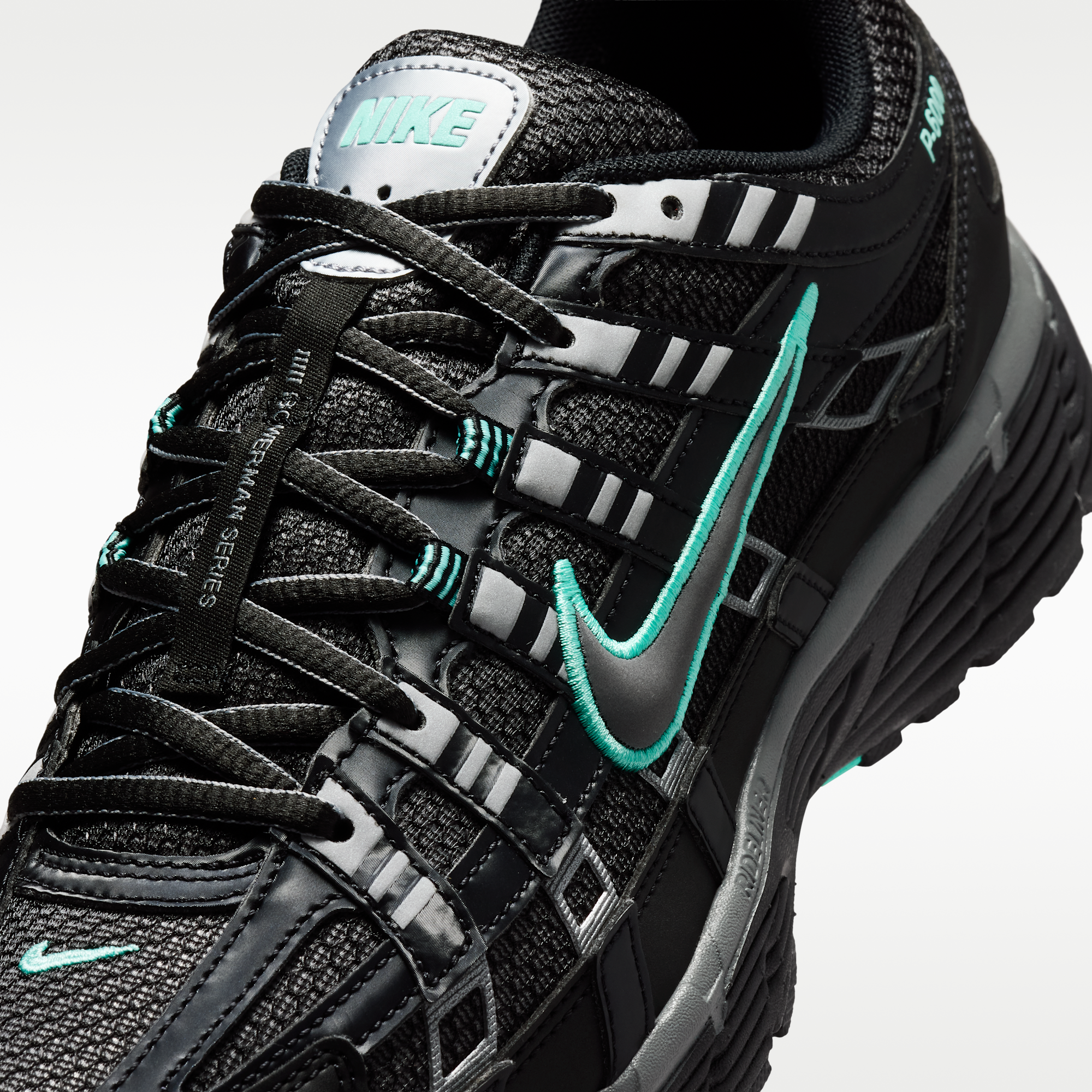 Nike P-6000 - Μαύρο/Hyper Turquoise/Cool Grey/Metallic Cool Grey - 7
