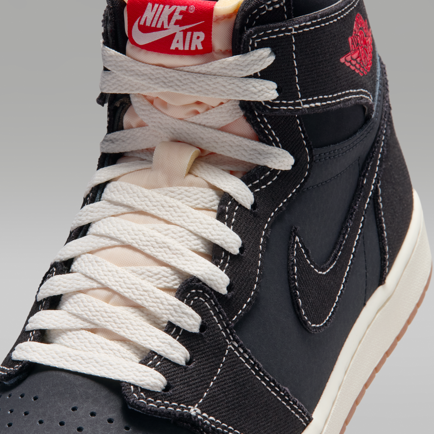 Air Jordan 1 Retro High OG Flight Club - Μαύρο/Sail/Gum Medium Brown/University Red - 7