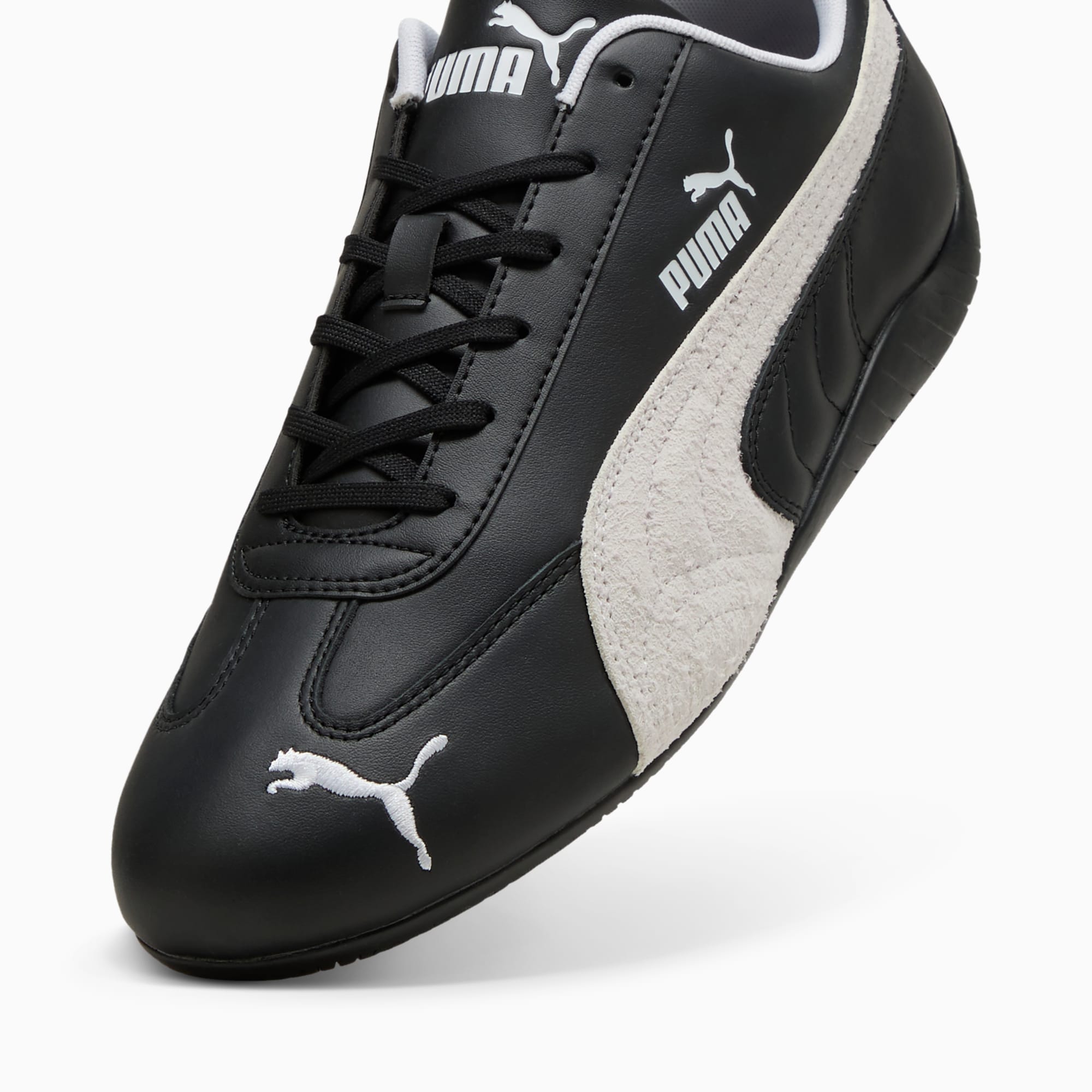 Speedcat Leather Sneakers Unisex - PUMA Black-PUMA White