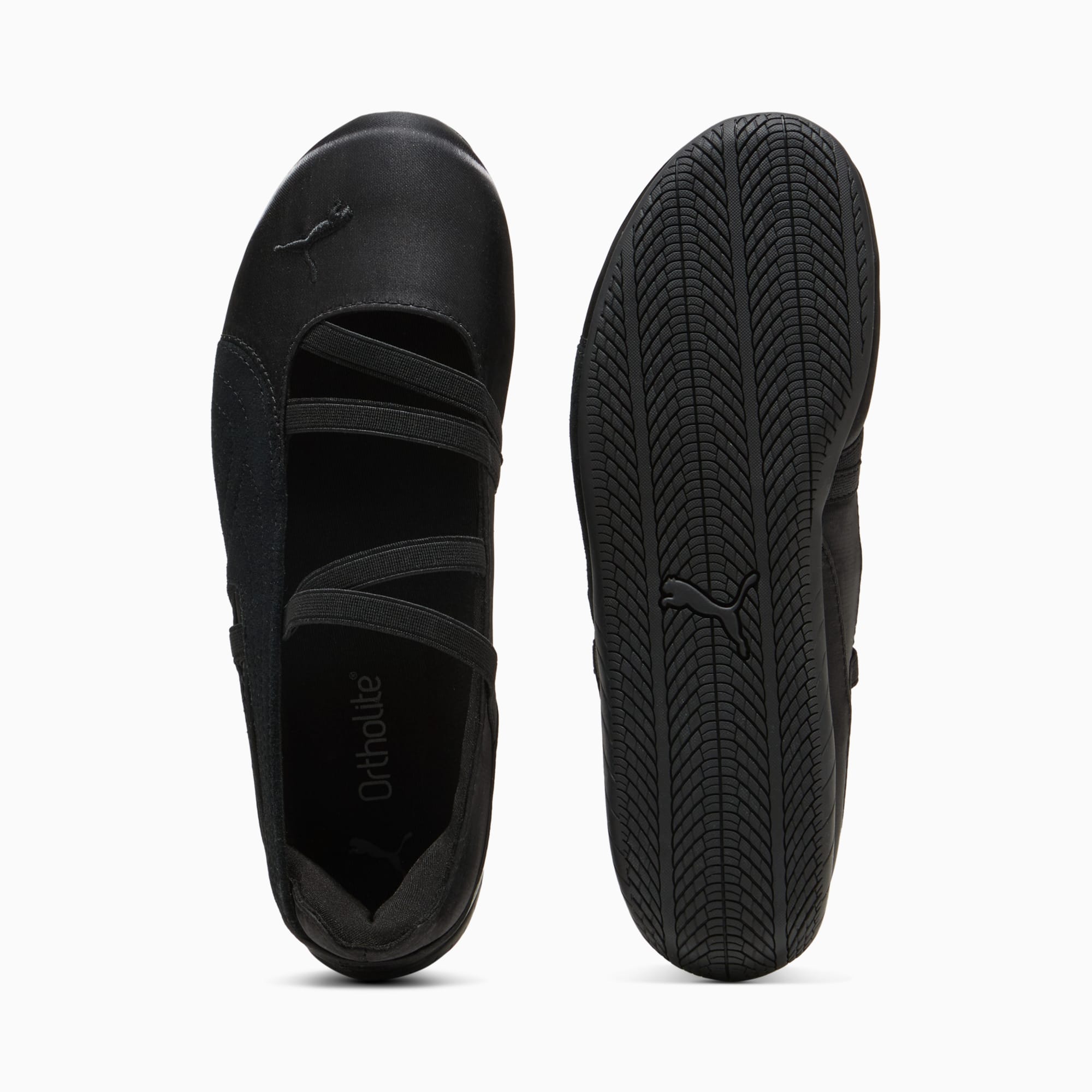 Speedcat Satin Ballet Sneakers Damen - PUMA Black-Cool Dark Gray