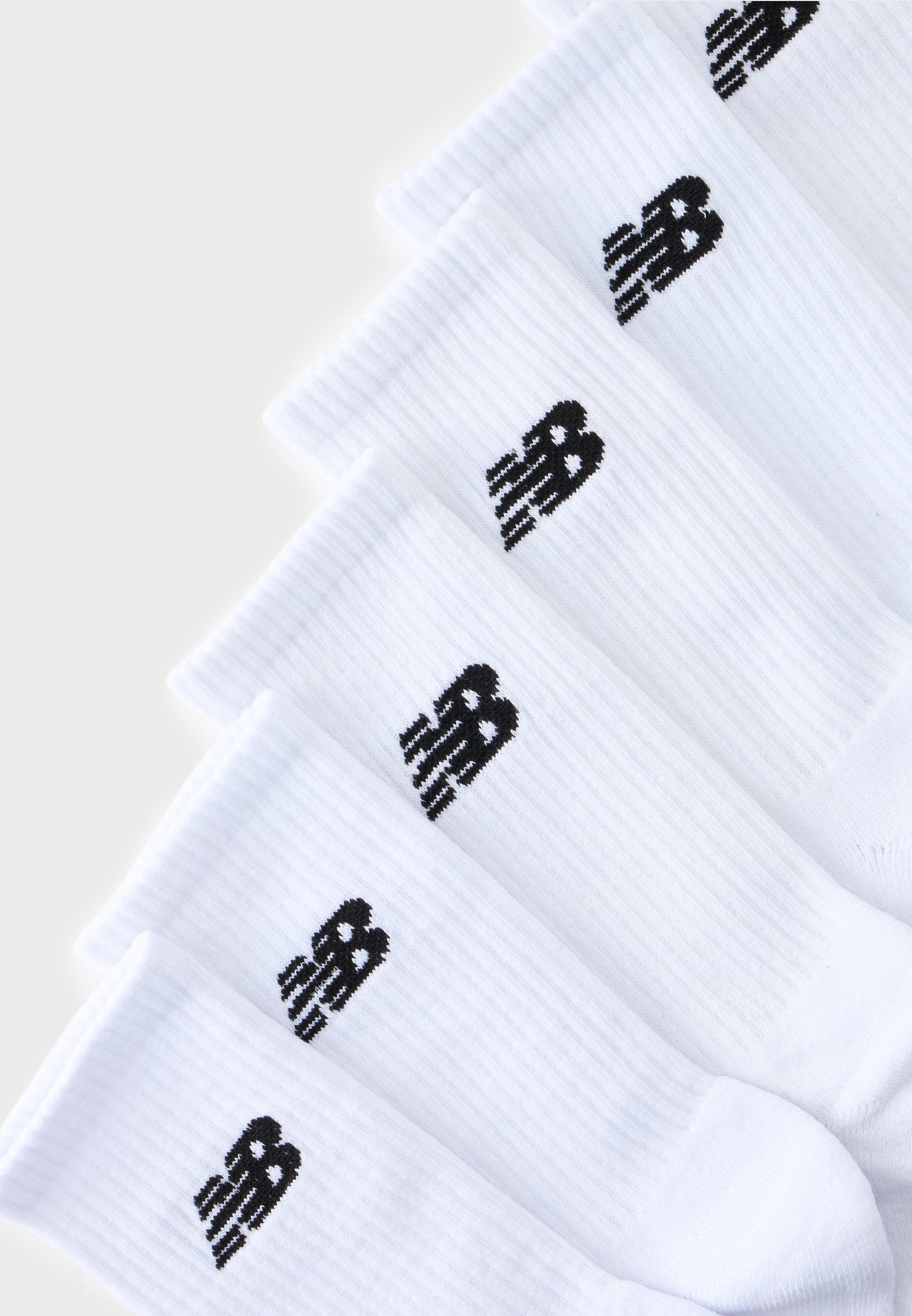 New Balance Everyday Seasonal Midcalf UNISEX 6 Pack - Calcetines - White - imagen 2