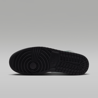 Air Jordan 1 Mid - Μαύρο/Gorge Green/Summit White - 2