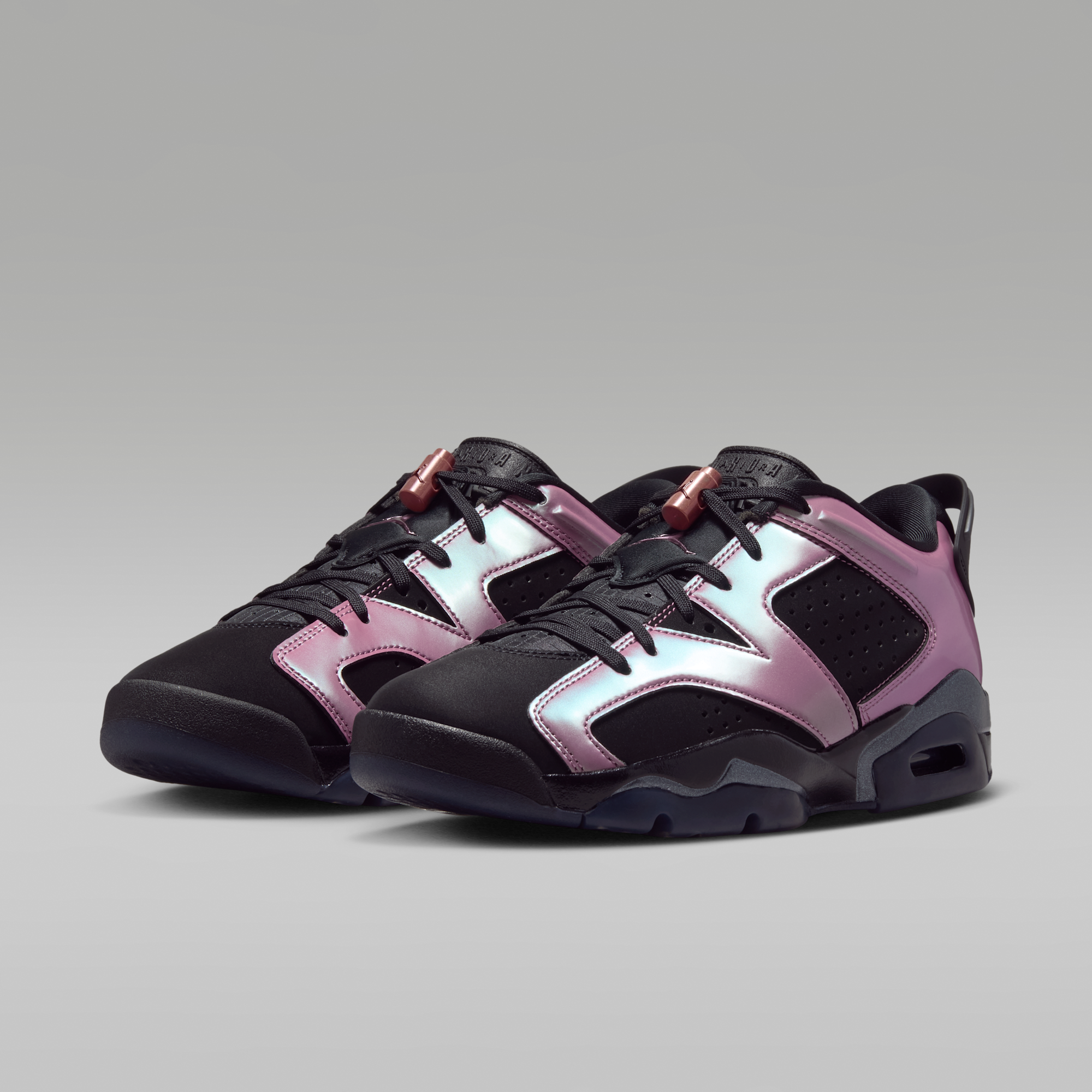 Air Jordan 6 Retro Low "Metamorphosis" - Μαύρο/Desert Berry/Μαύρο - 5