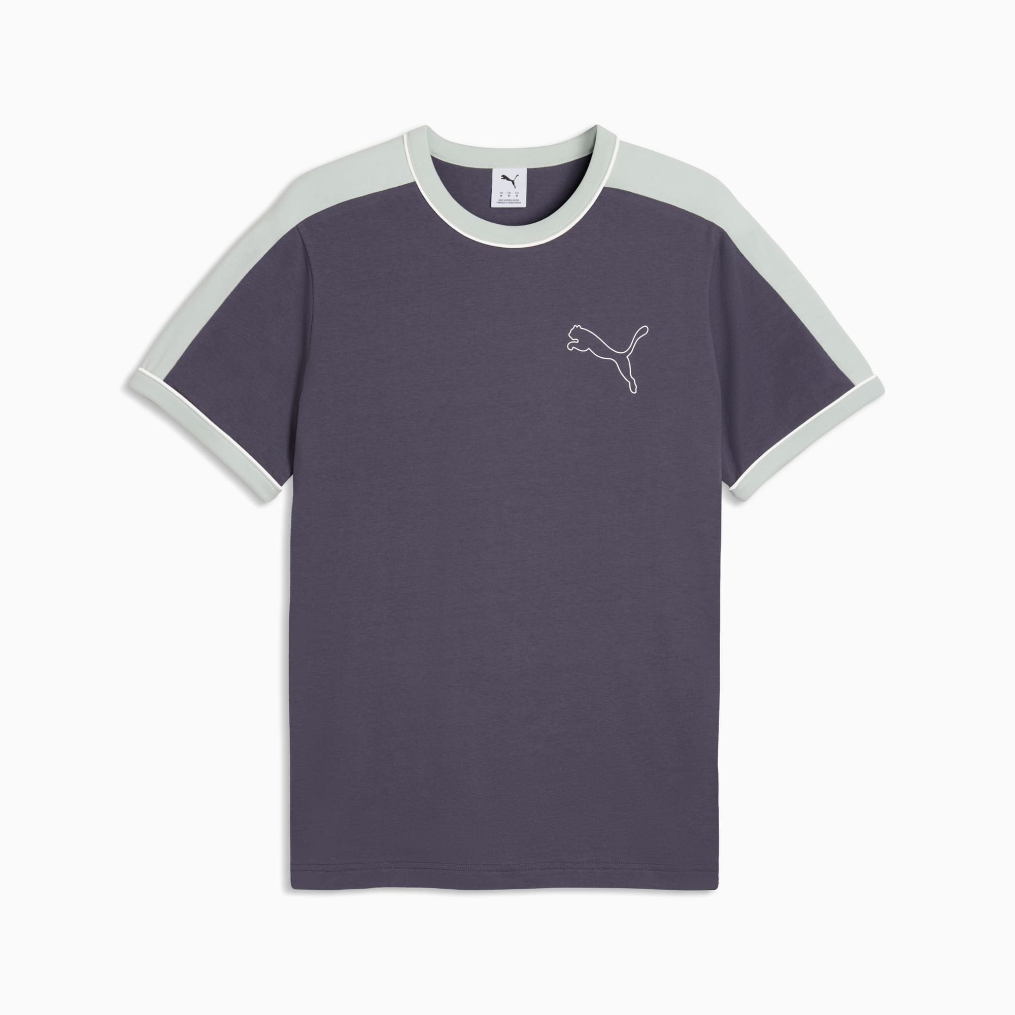 T7 Love Of The Cat Ringer T-Shirt Herren - Inky Depths-Créme De Mint