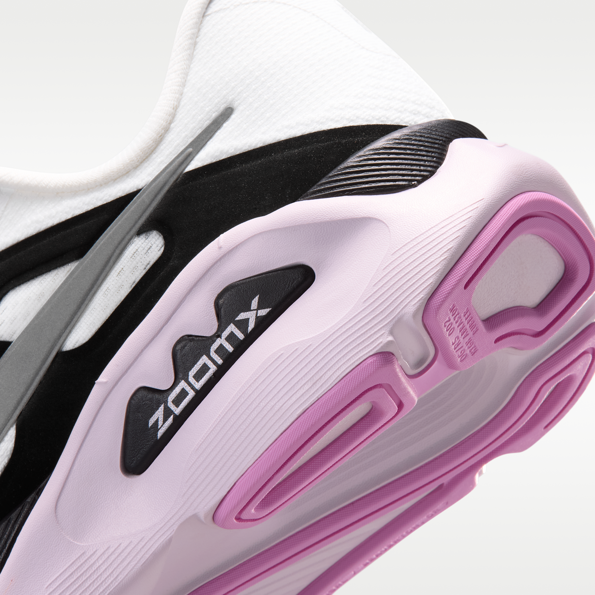 Nike Structure Plus - Λευκό/Μαύρο/Bleached Lilac/Metallic Silver - 8