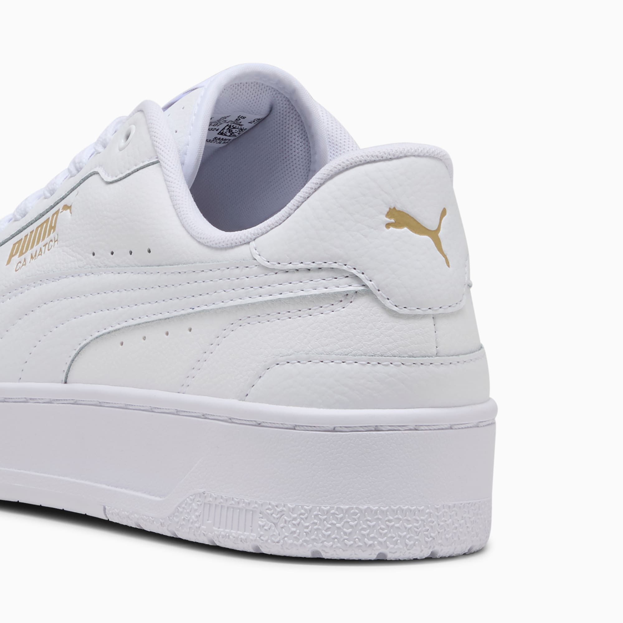 CA Match Sneakers - PUMA White-PUMA White