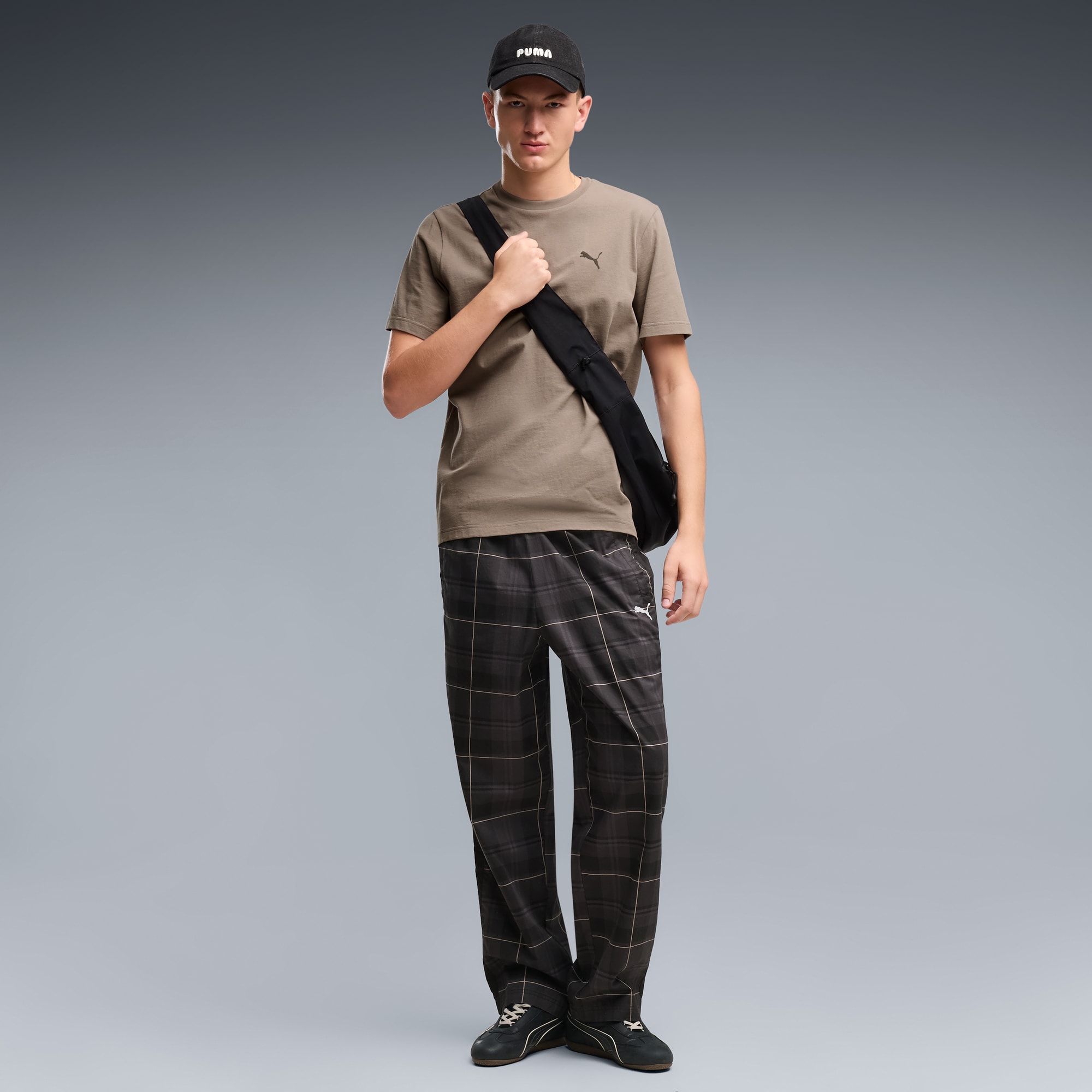 T7 Relaxed Tartan Trainingshose Herren - PUMA Black