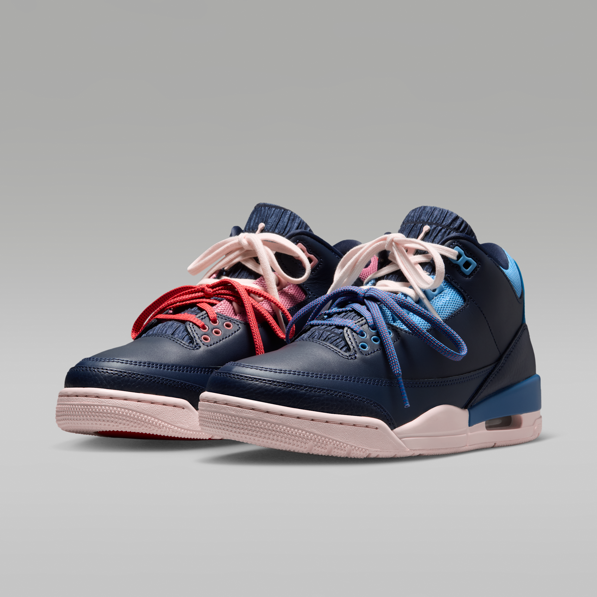Air Jordan 3 Retro "Sport Renaissance" - Obsidian/Track Red/Chalk/Chalk - 5