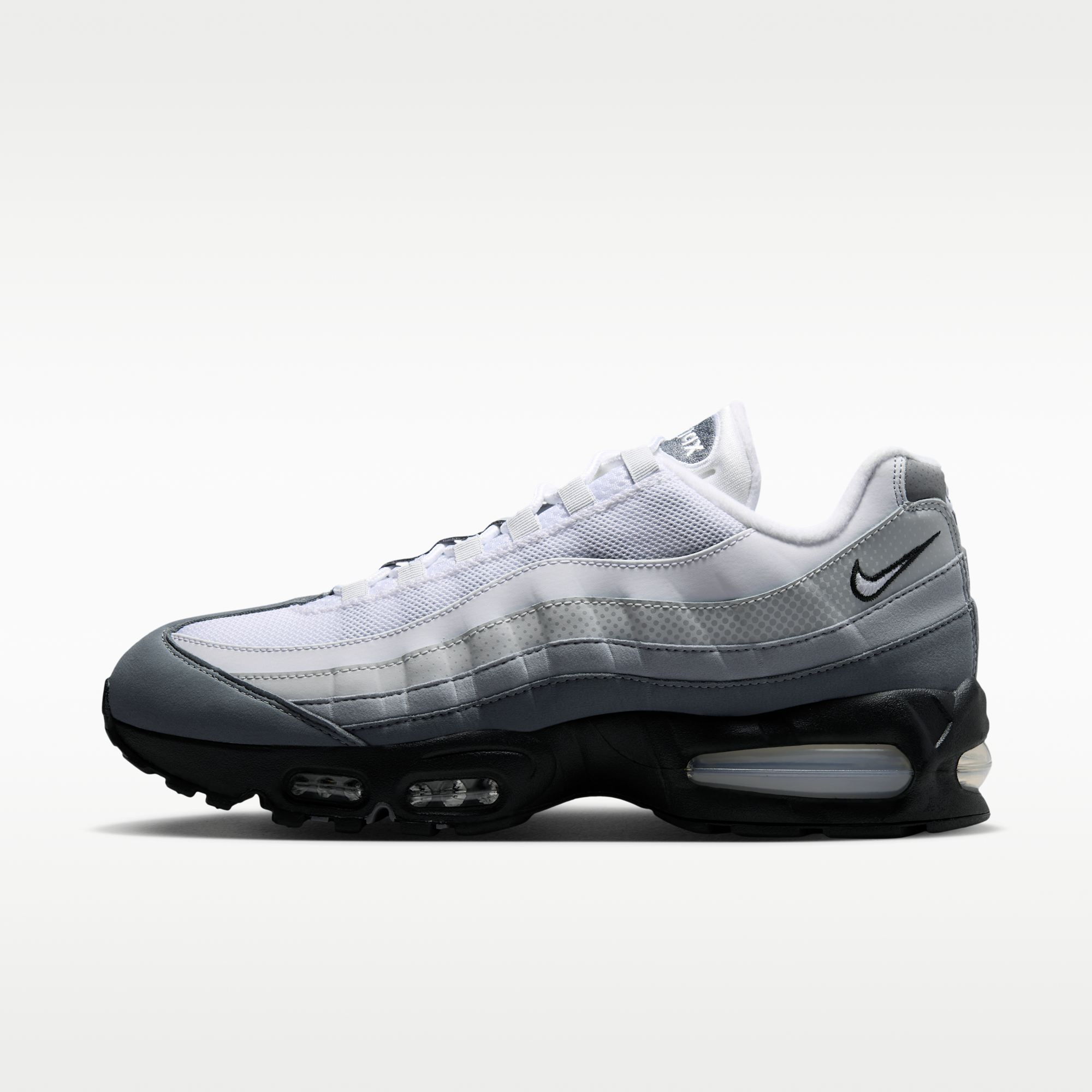 Nike Air Max 95 Big Bubble - Μαύρο/Pure Platinum/Wolf Grey/Λευκό - 1