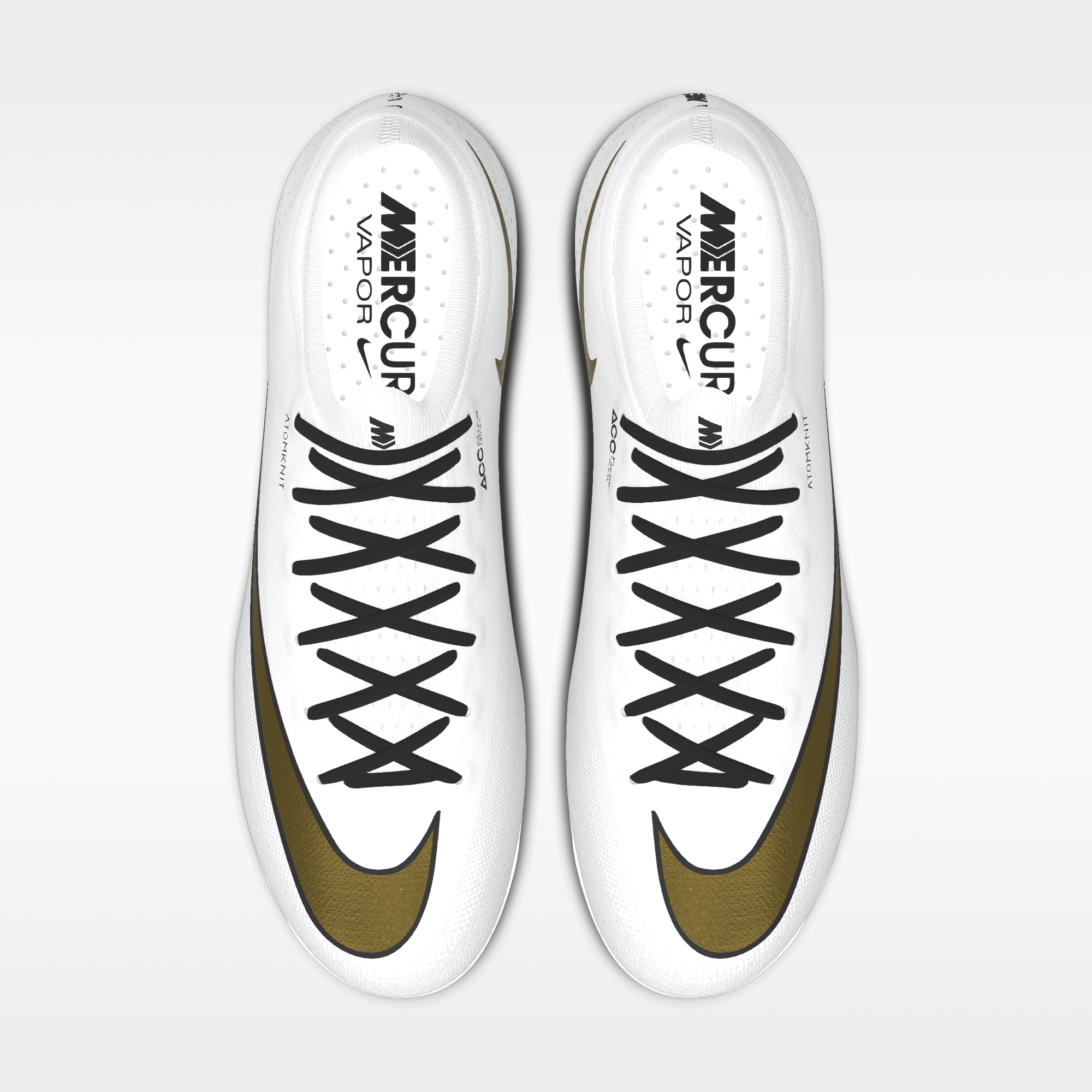 Nike Mercurial Vapor 17 Elite By You - Λευκό/Λευκό (3457357132) - 4