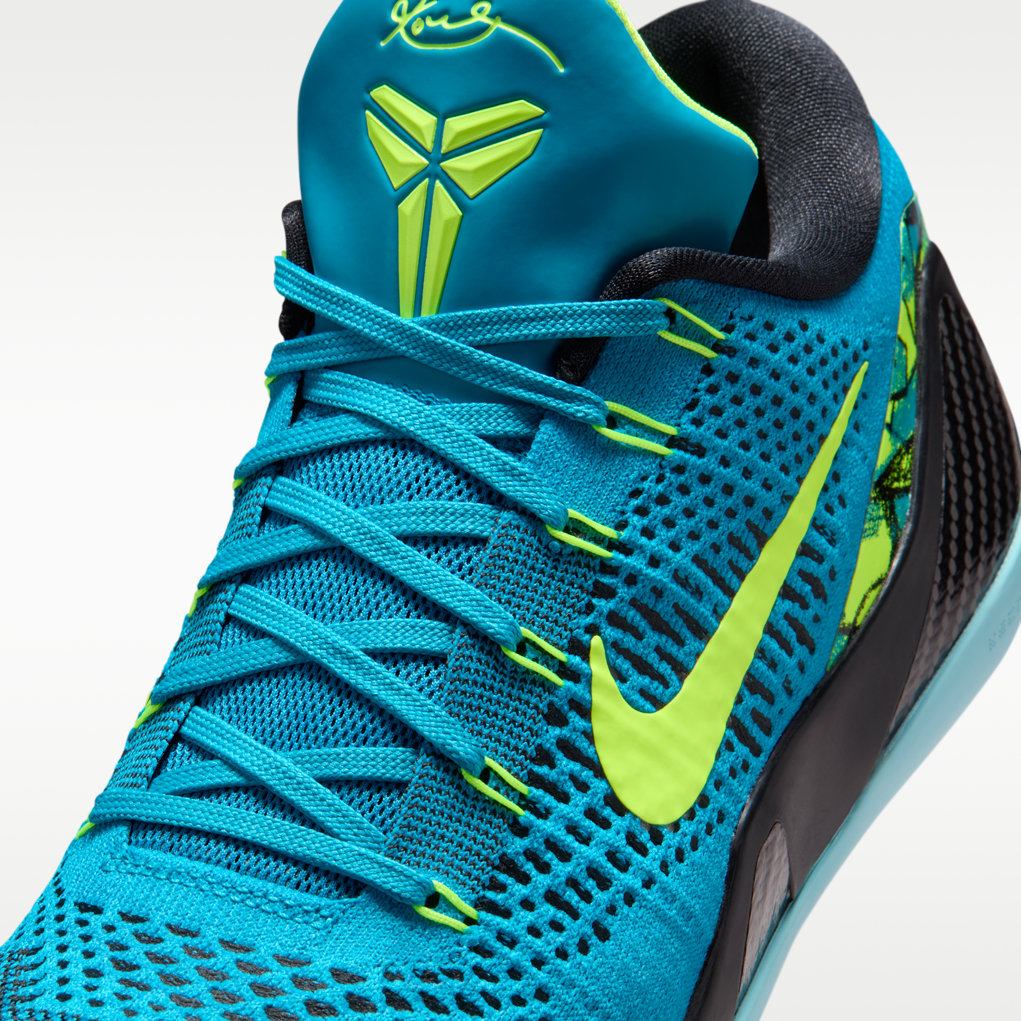 Kobe IX Elite Low Protro - Neo Turquoise/Volt - 7