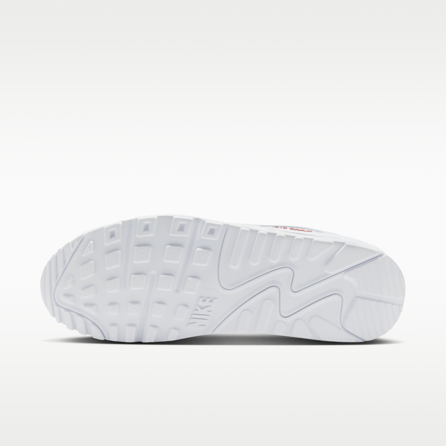 Nike Air Max 90 - Λευκό/Tough Red/Λευκό - 2