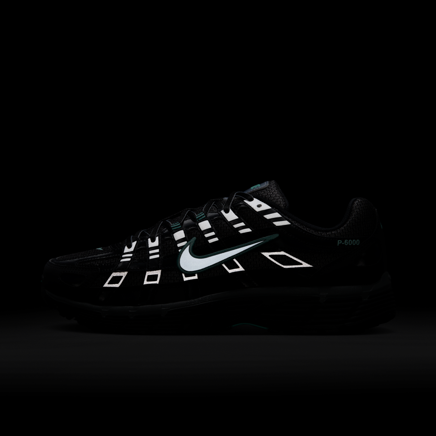 Nike P-6000 - Μαύρο/Hyper Turquoise/Cool Grey/Metallic Cool Grey - 9