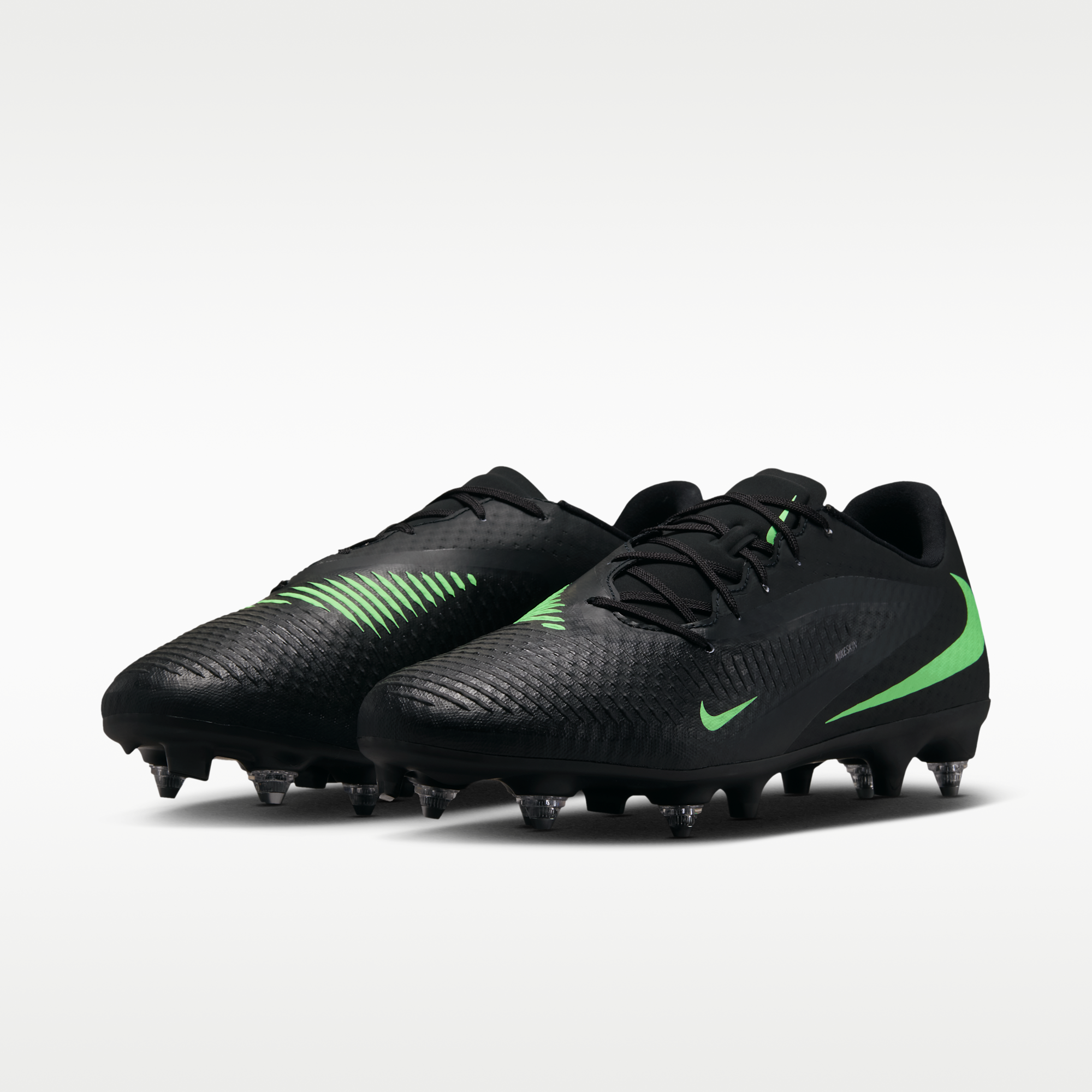 Nike Phantom 6 Low Academy - Μαύρο/Μαύρο/Illusion Green (HQ2315-001) - 5