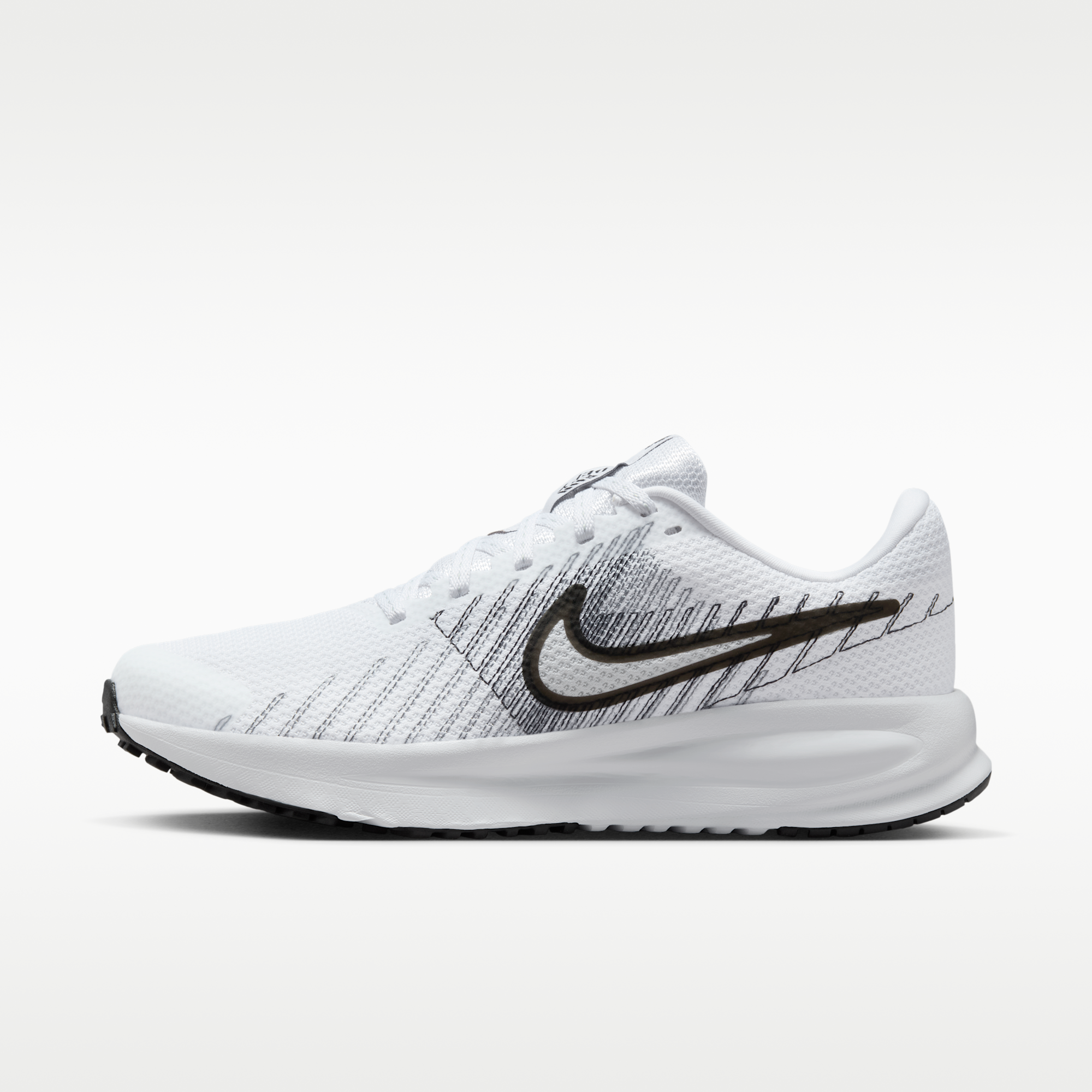 Nike Run Defy - Λευκό/Smoke Grey/Μαύρο - 1