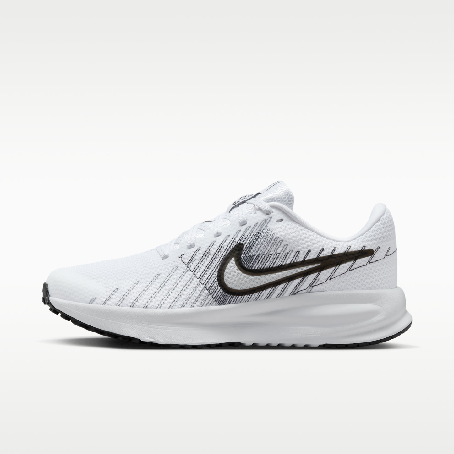 Nike Run Defy - Λευκό/Smoke Grey/Μαύρο - 1
