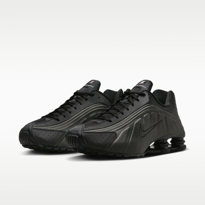 Nike Shox R4 - Μαύρο/Μαύρο/Bright Crimson/Μαύρο - 5
