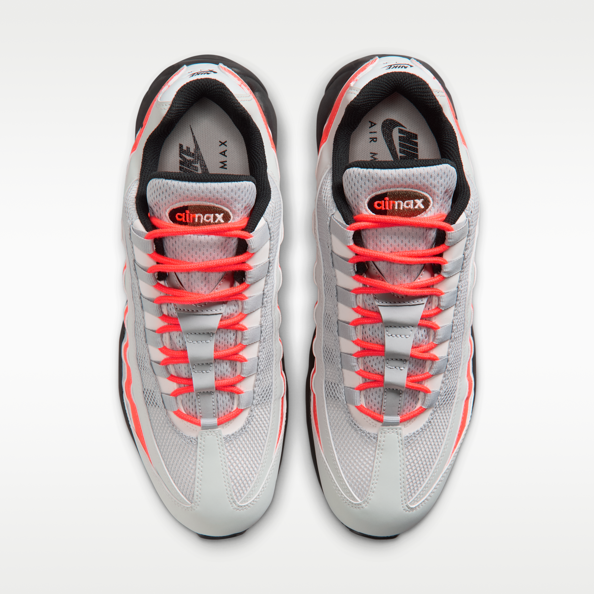 Nike Air Max '95 G - Light Silver/Light Smoke Grey/Bright Crimson/Μαύρο - 4