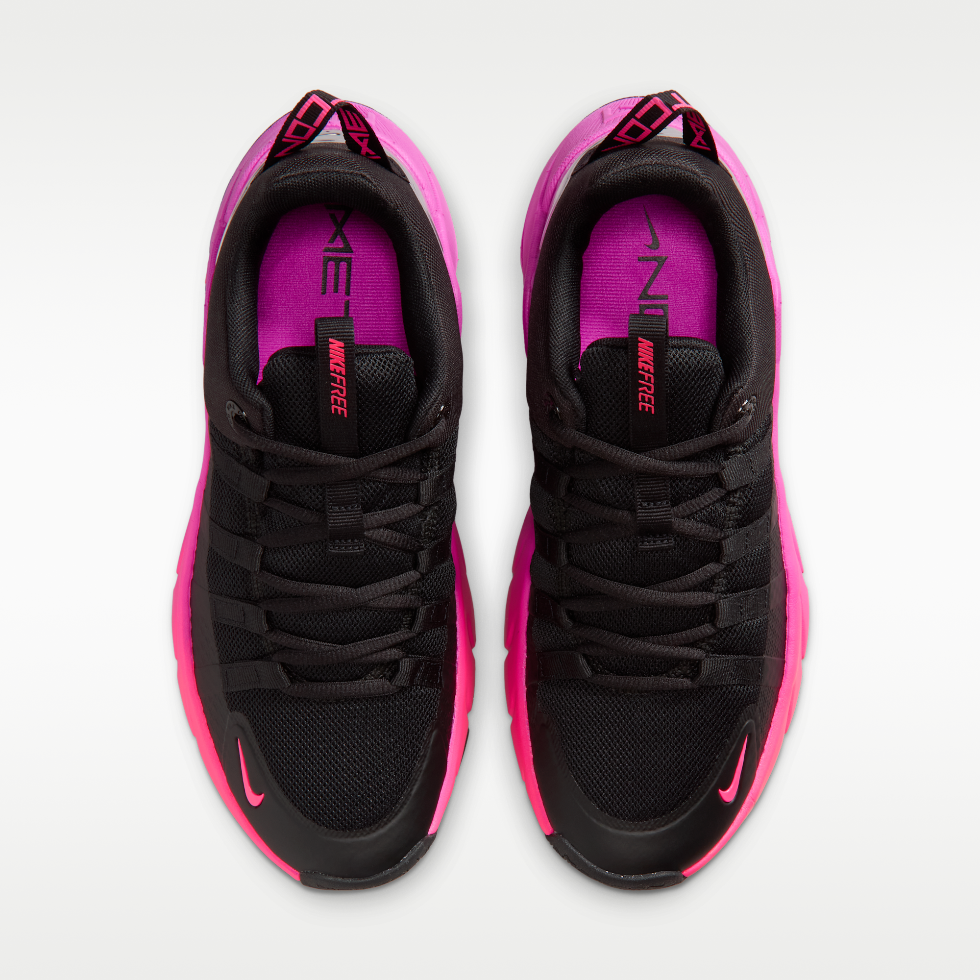 Nike Free Metcon 7 - Μαύρο/Hyper Pink/Metallic Cool Grey/Fuchsia Blast - 4