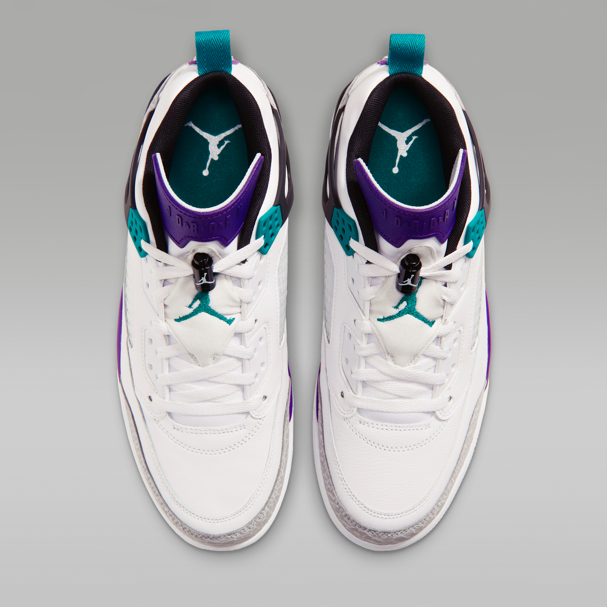 Jordan Spizike Low - Λευκό/Court Purple/Light Smoke Grey/Rio Teal - 4