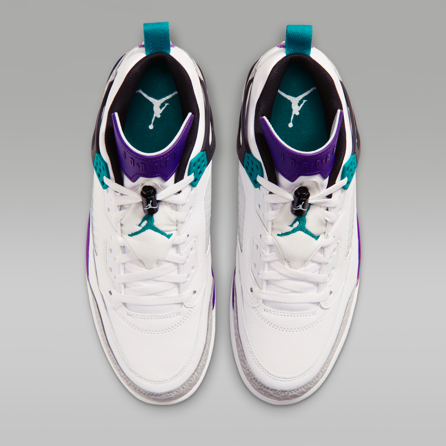 Jordan Spizike Low - Λευκό/Court Purple/Light Smoke Grey/Rio Teal - 4
