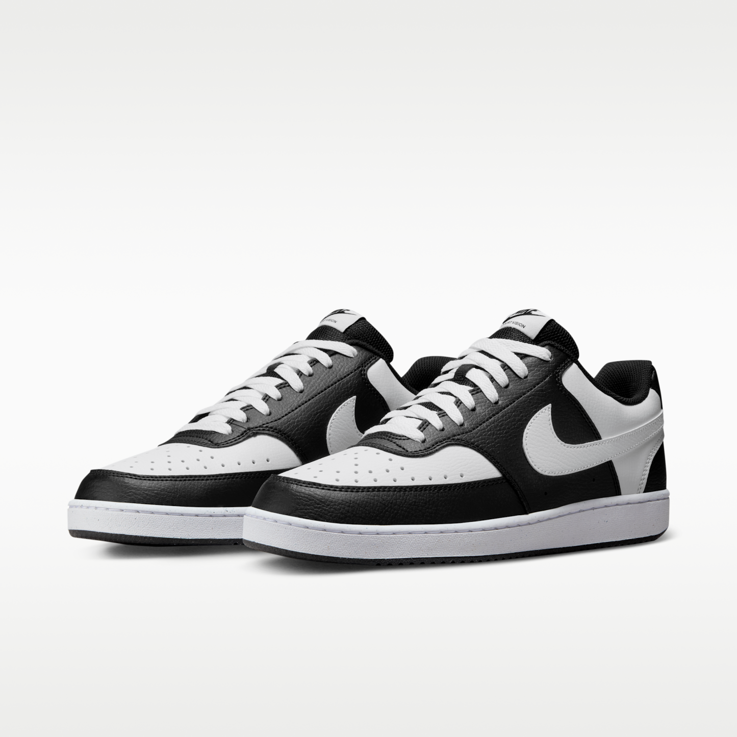 Nike Court Vision Low - Μαύρο/Λευκό - 5