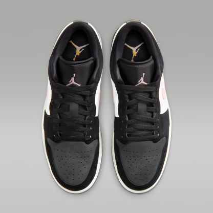 Air Jordan 1 Low SE - Μαύρο/Iron Grey/Λευκό/Iced Carmine - 4