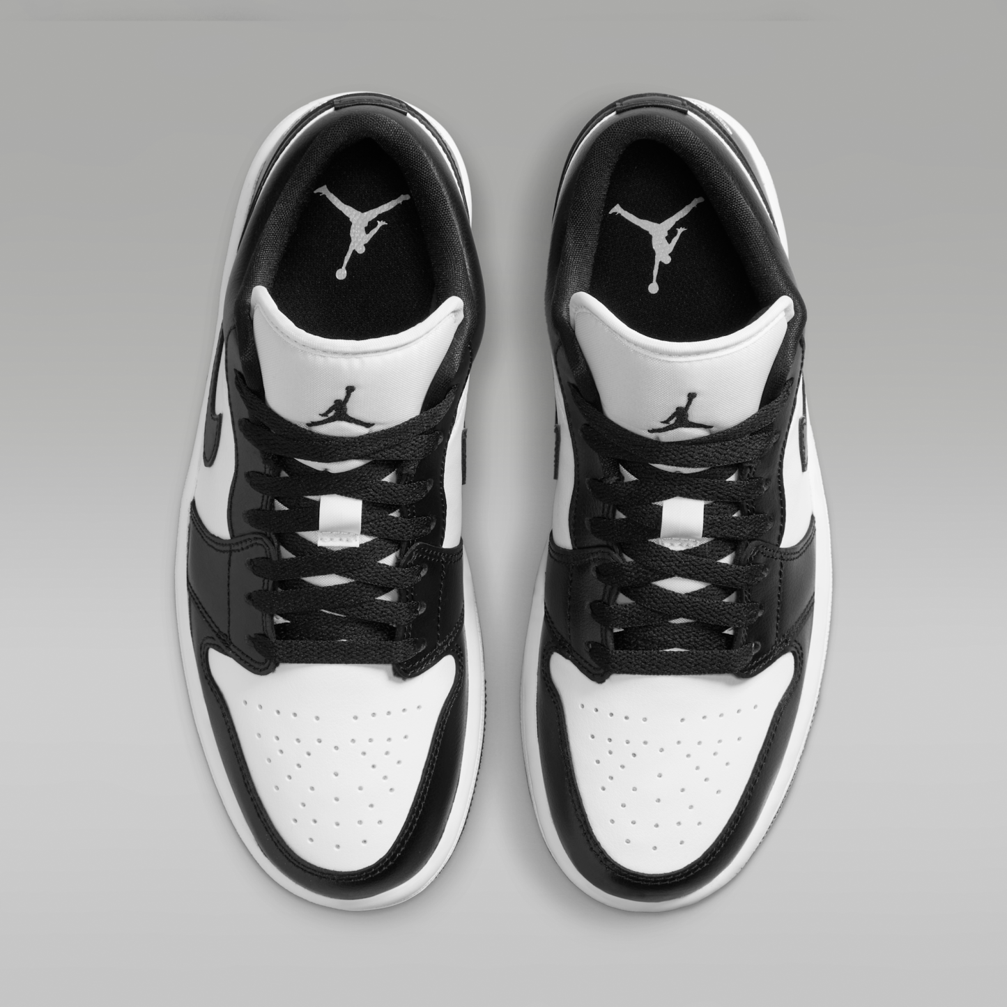 Air Jordan 1 Low - Λευκό/Λευκό/Μαύρο - 4