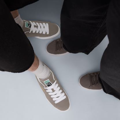 Suede Classic Sneakers Unisex - Cast Iron-PUMA White