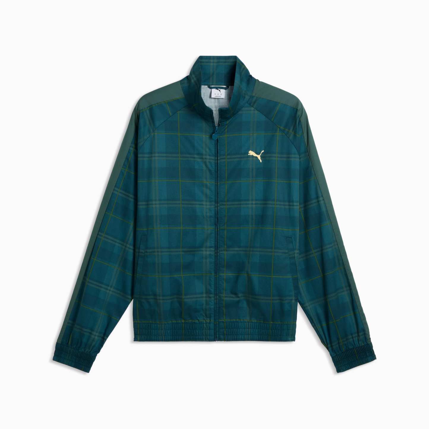 T7 Relaxed Tartan Trainingsjacke Herren - Midnight Petrol